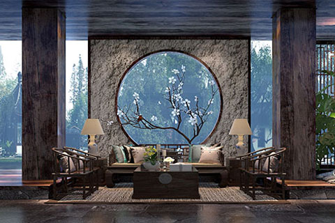 北京禅意中式酒店装修设计，以禅作为文化提供冥想空间