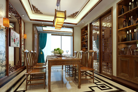 山城重庆某客户古典中式家装设计 返璞归真心